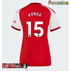 Arsenal Ezri Konsa #15 Prima Maglia Femmina 2026-27 Manica Corta